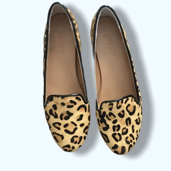 J. Crew Shoes Sold J Crew Leopard Print Flats Size 75 Euc Poshmark